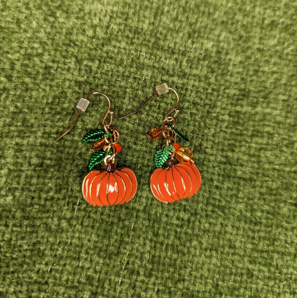 Pumpkin Earrings
